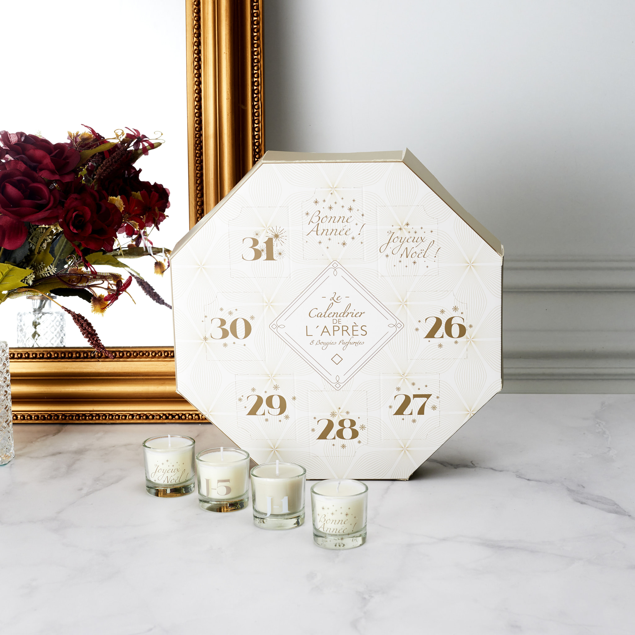 Bougie Parfumee X8 Calendrier Apres