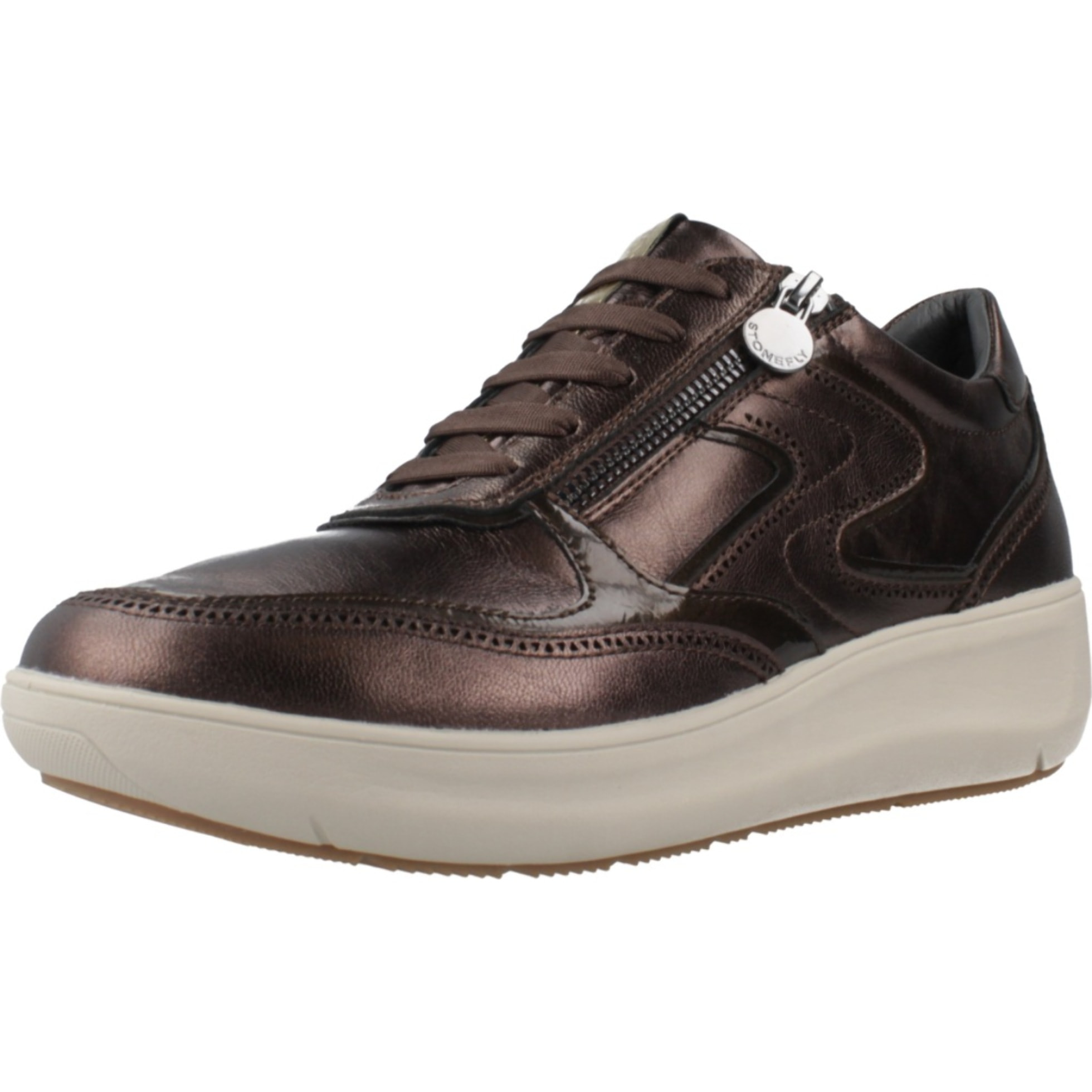 Sneakers de  Mujer de la marca STONEFLY  modelo ROCK 27 LAMINATED LTH Brown