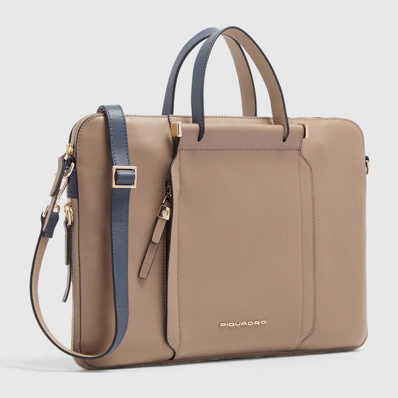 Piquadro Borsa da lavoro donna porta pc 14", espandibile