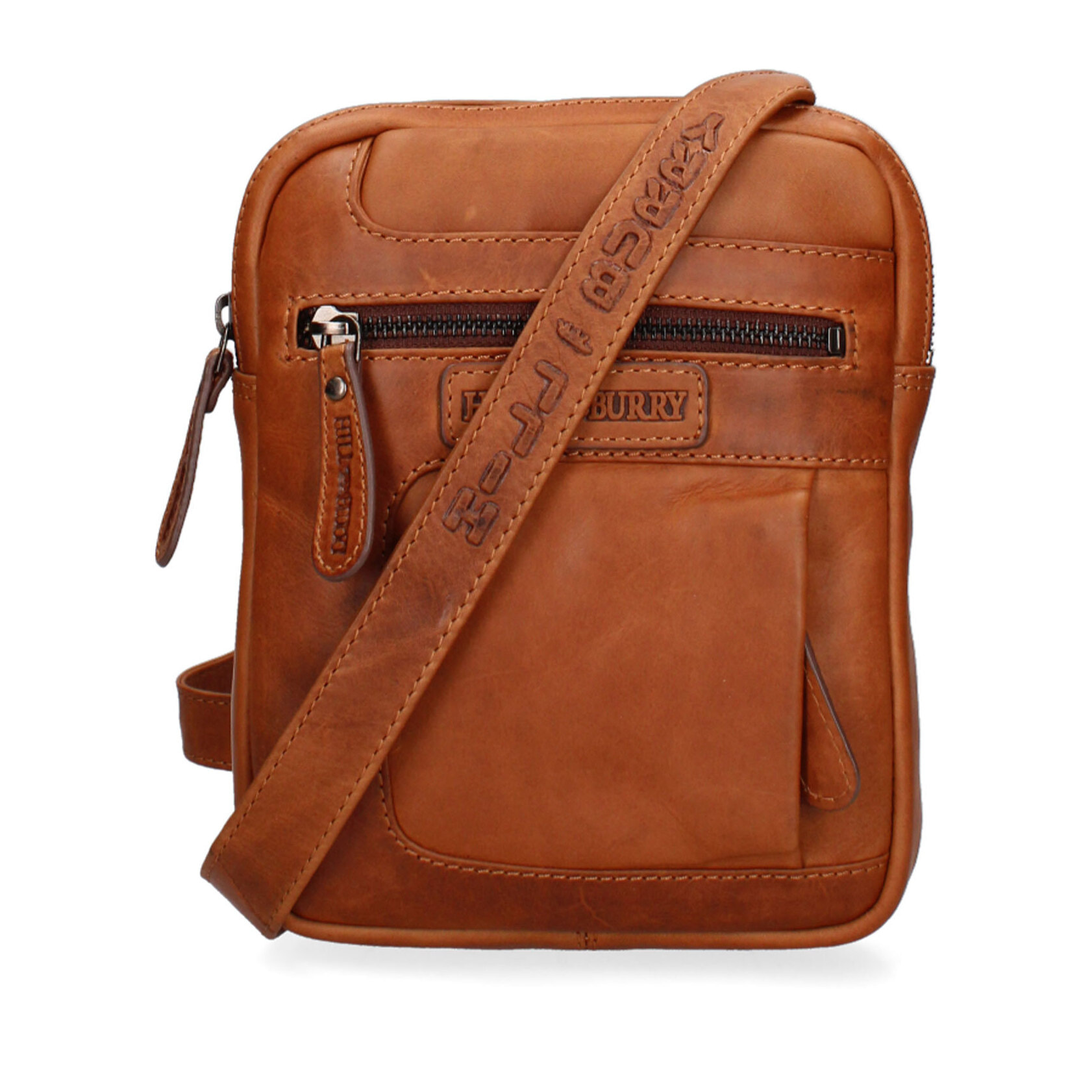 Borsa a tracolla  da uomo In Vera pelle Made in Italy 17x21x5 cm