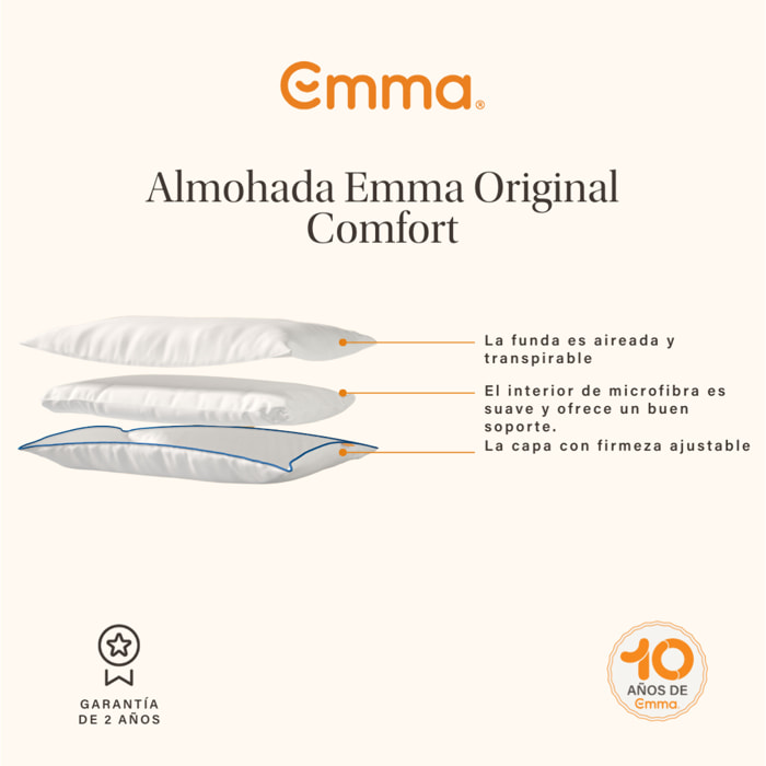Almohada Original Comfort | 40x70 cm