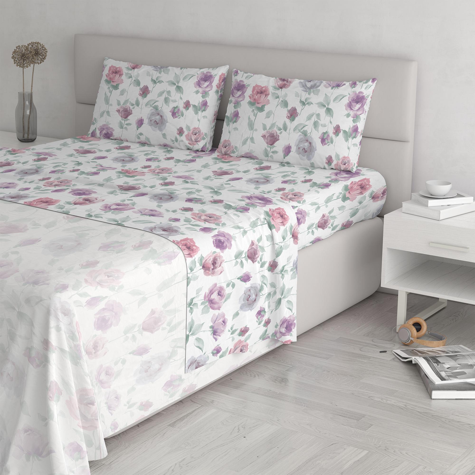 COMPLETO LETTO ATHENA MADE IN ITALY COTONE- GRAZIA ROSA MATRIMONIALE