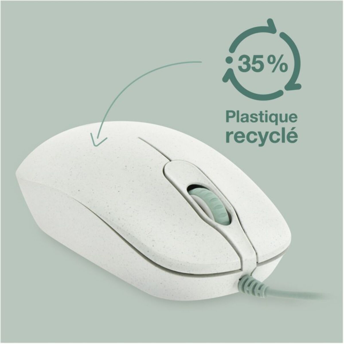 Souris filaire ESSENTIELB Ecological Noire