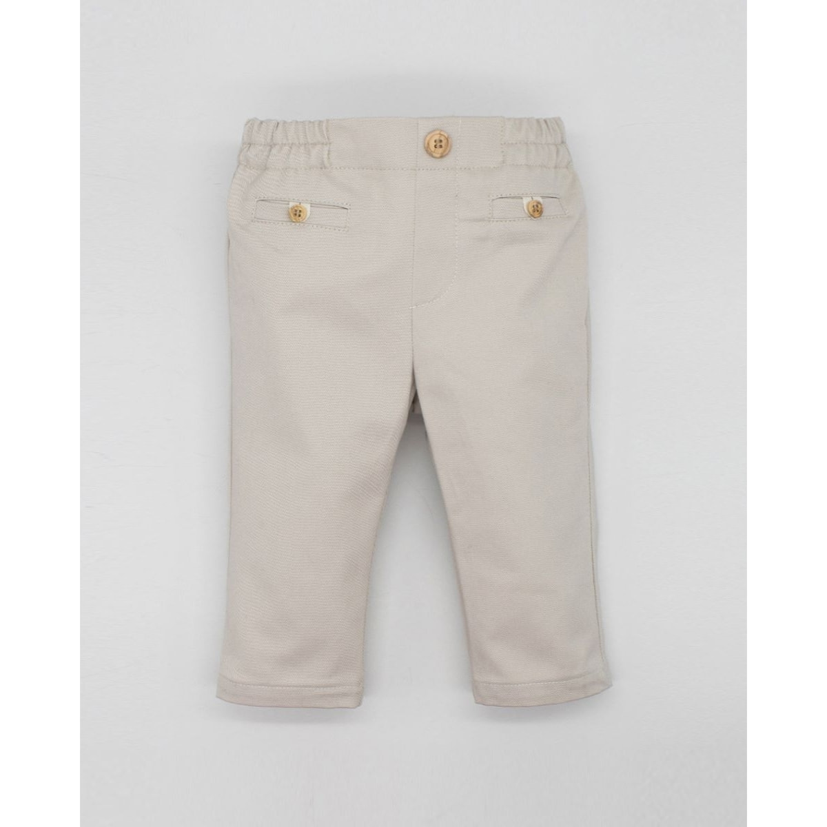 PANTALÓN SARGA BOLSILLOS OJAL TOSTADO