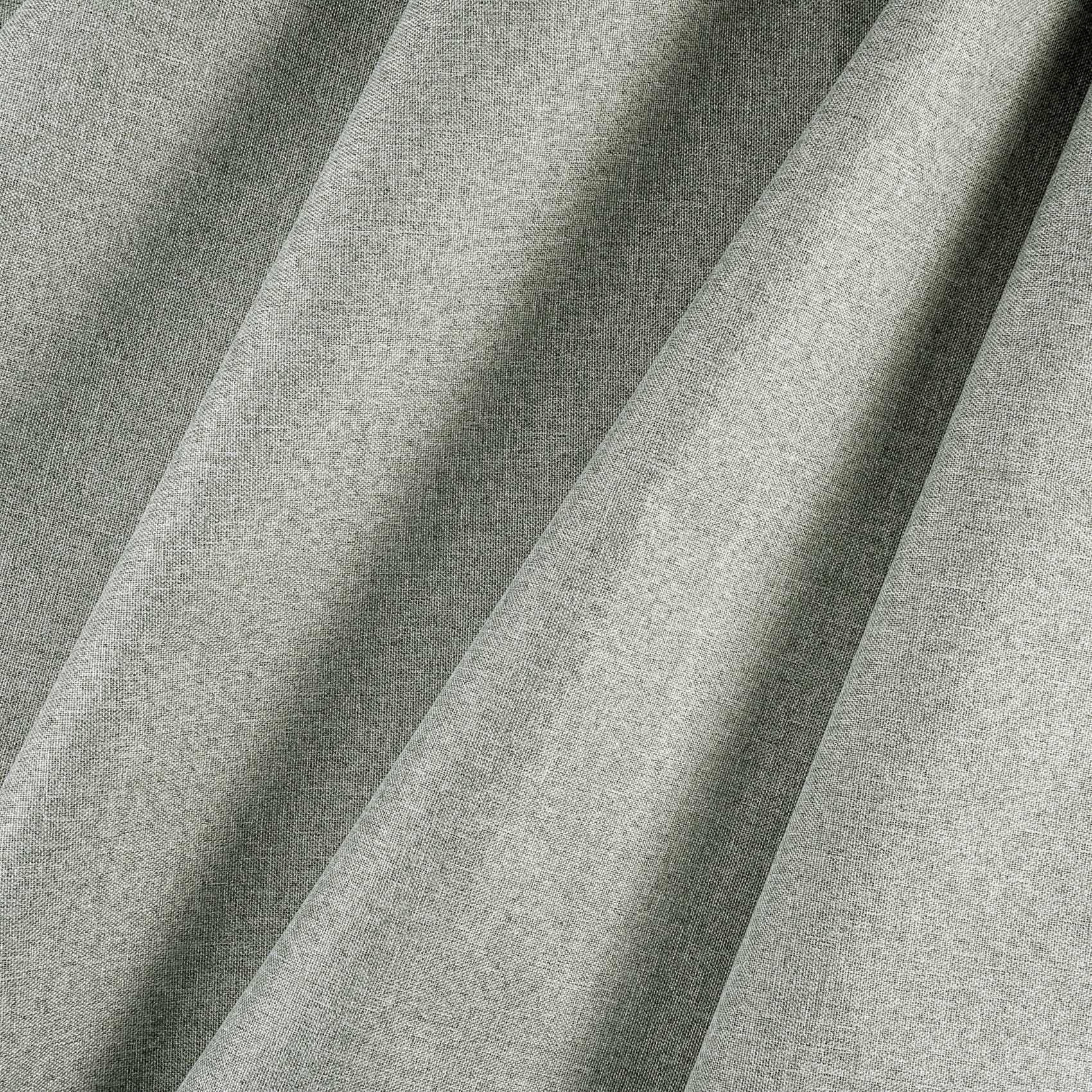 Rideau occultant chiné à oeillets - Vert