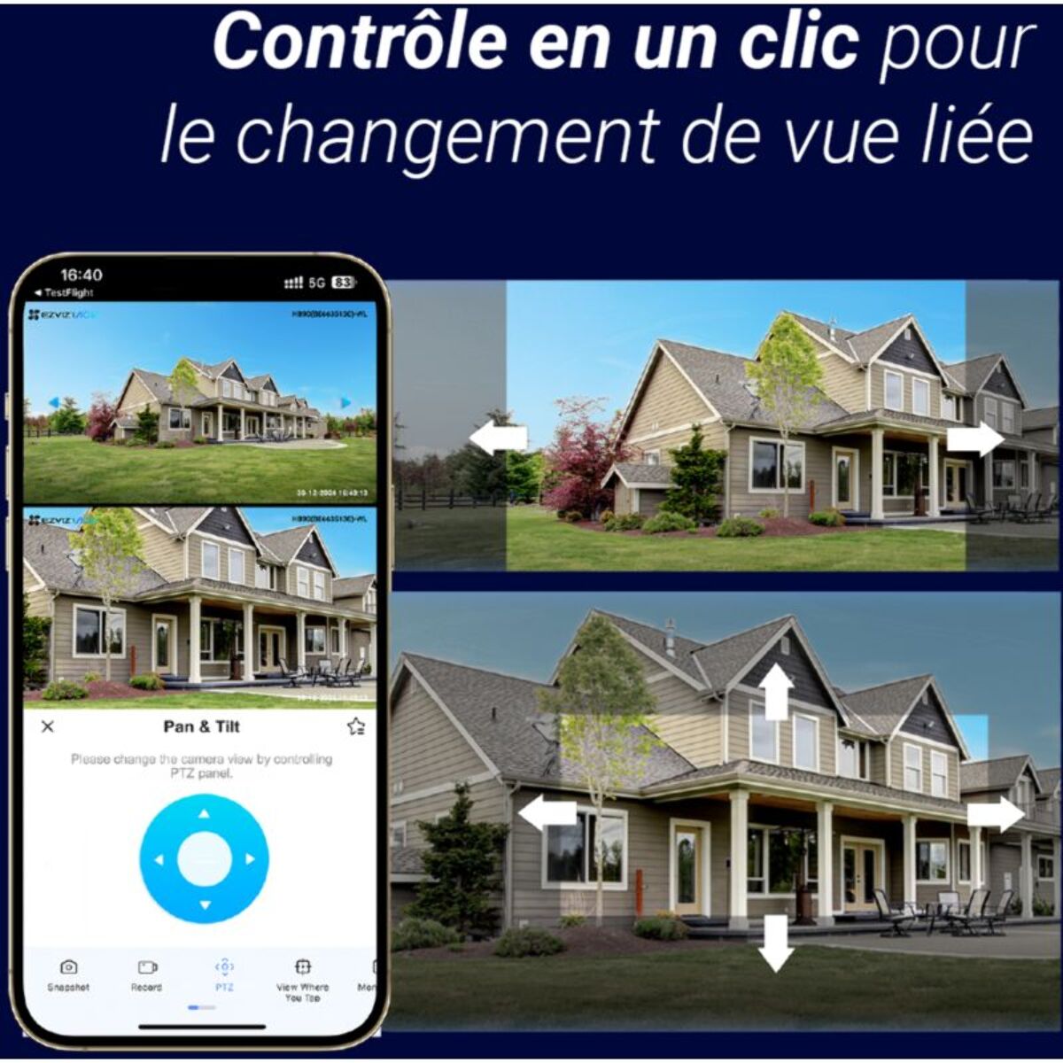 Caméra de surveillance EZVIZ HB90X 4G & Wifi Kit