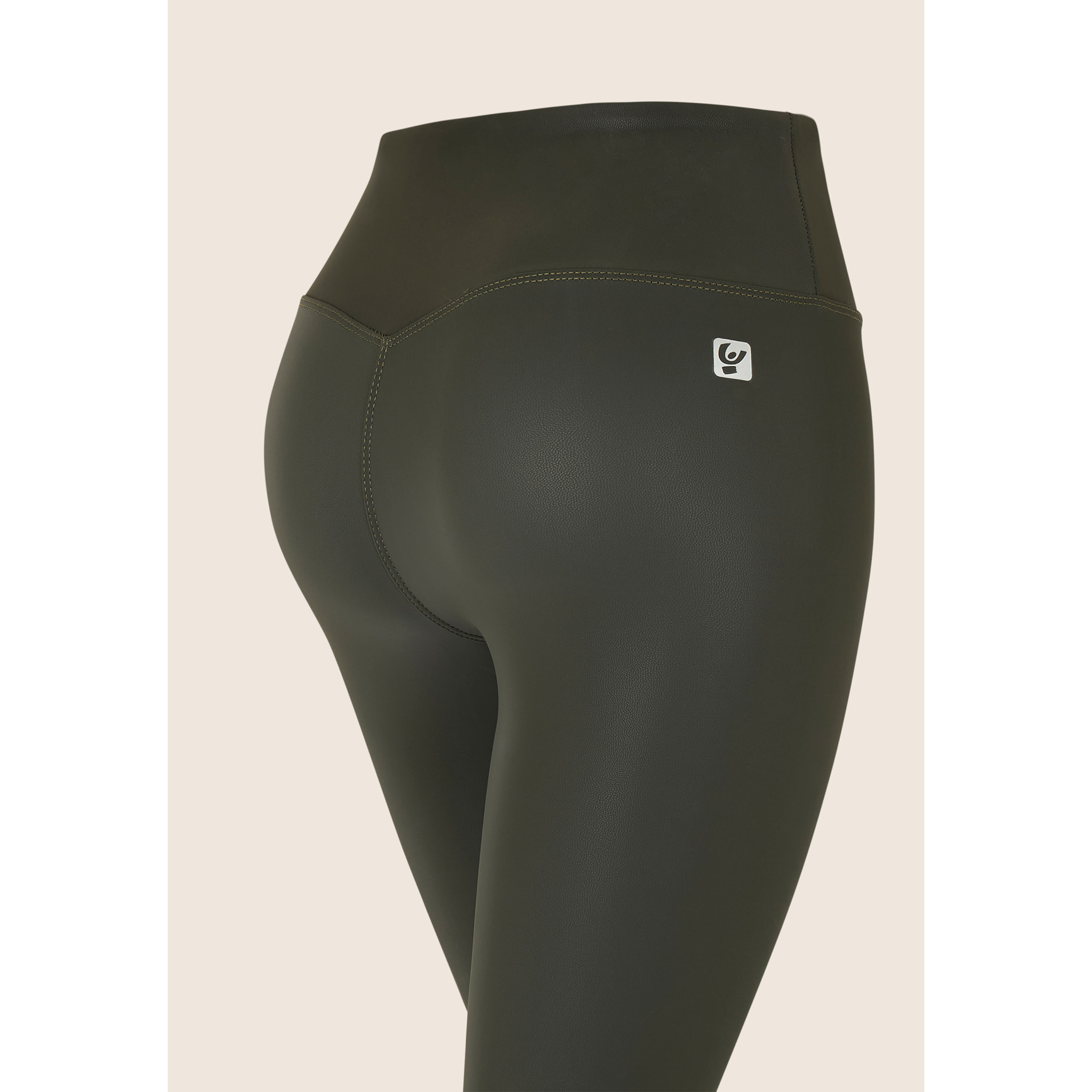 Leggings Sportivi 7/8 Traspiranti con Vita Alta