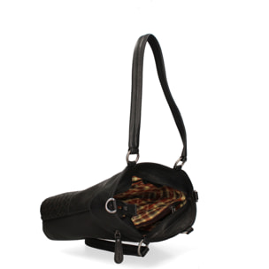 Borsa a spalla  da uomo In Vera pelle Made in Italy 30x30x6 cm