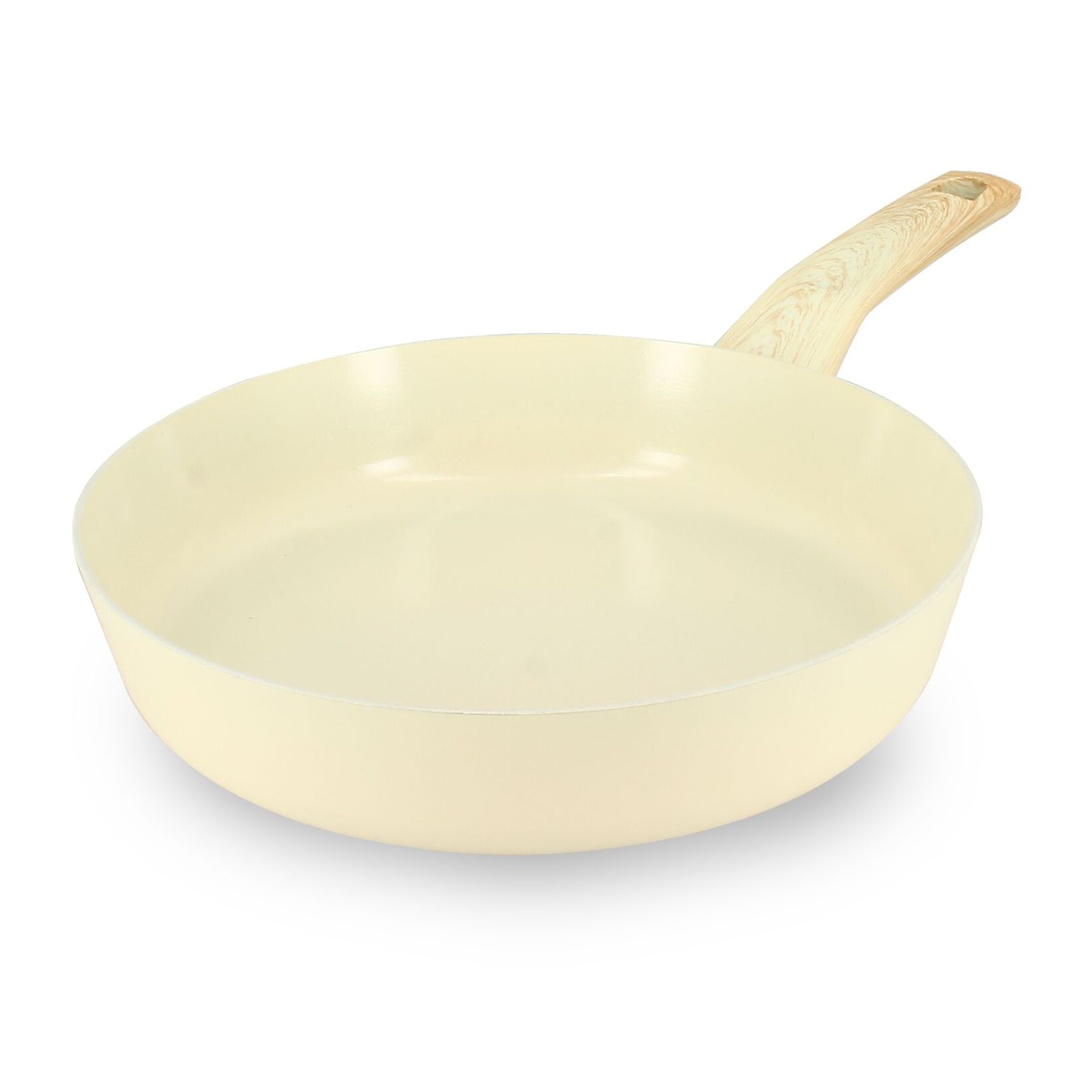 Poêle en revêtement céramique 24cm crème - tous feux COLORAMA