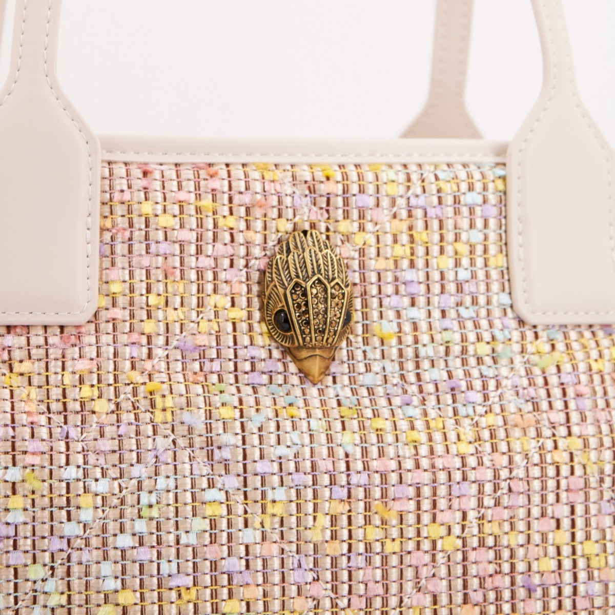 BOLSOS KURT GEIGER LONDON RAFFIA SQ SM SHOPPER