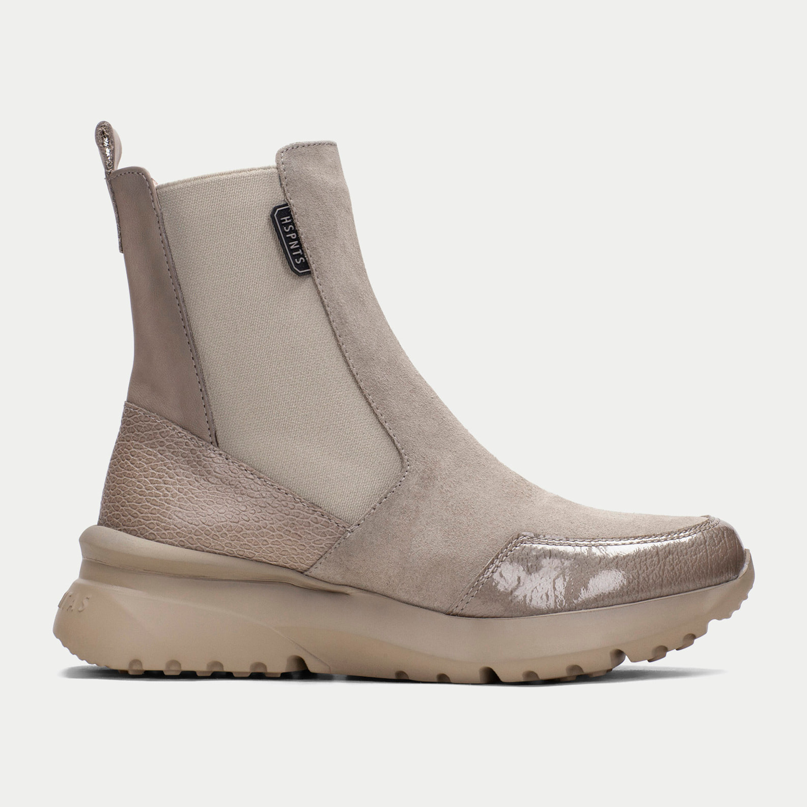 Botin sport Polinesia Taupe 5 cm