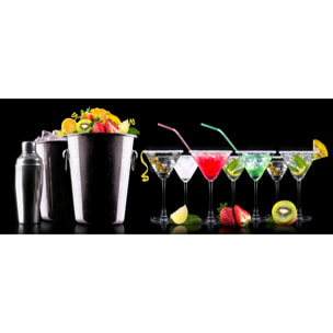 Tableau assortiment de cocktail Toile imprimée