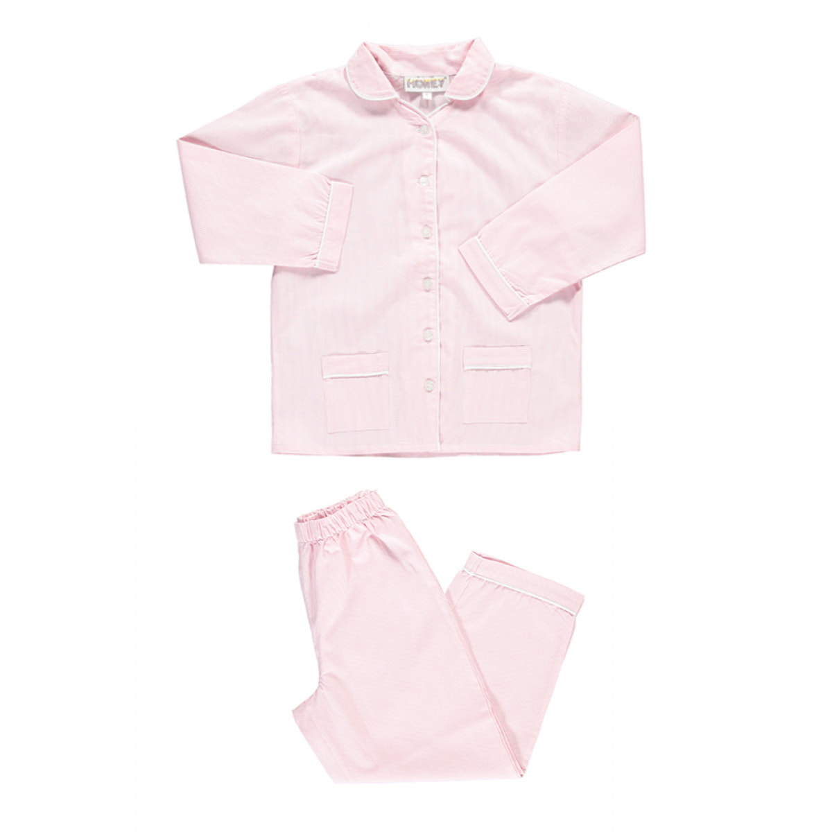 Pigiama leggero PACK Pigiama leggero mamma e bimba DONNA BAMBINA riga bianca e rosa