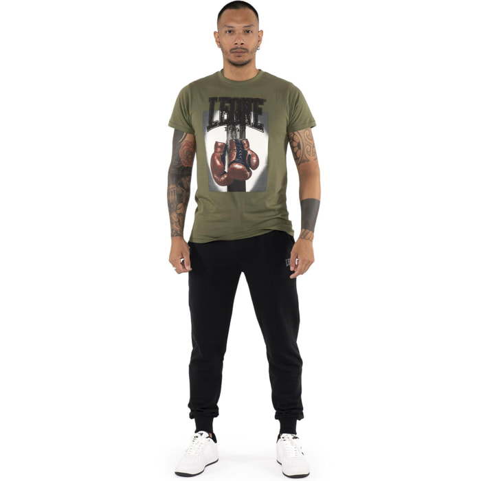 Camiseta de hombre de manga corta con estampado de guantes 'Celebated'