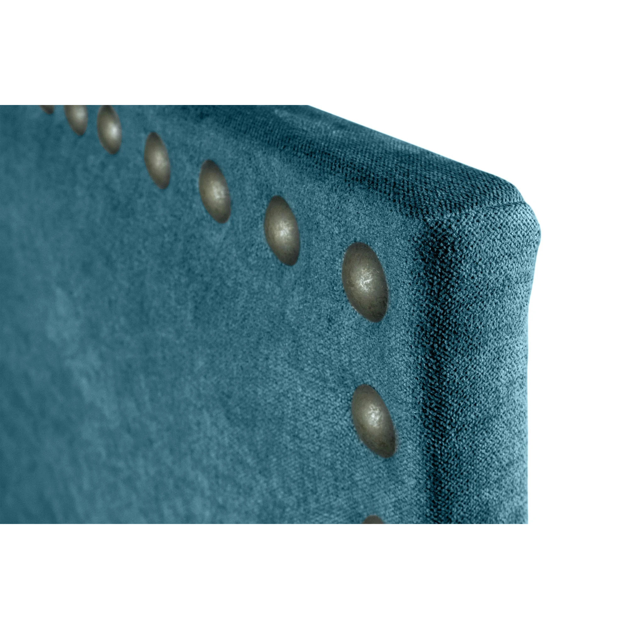 Cabecero Lirio Tela Azul 190