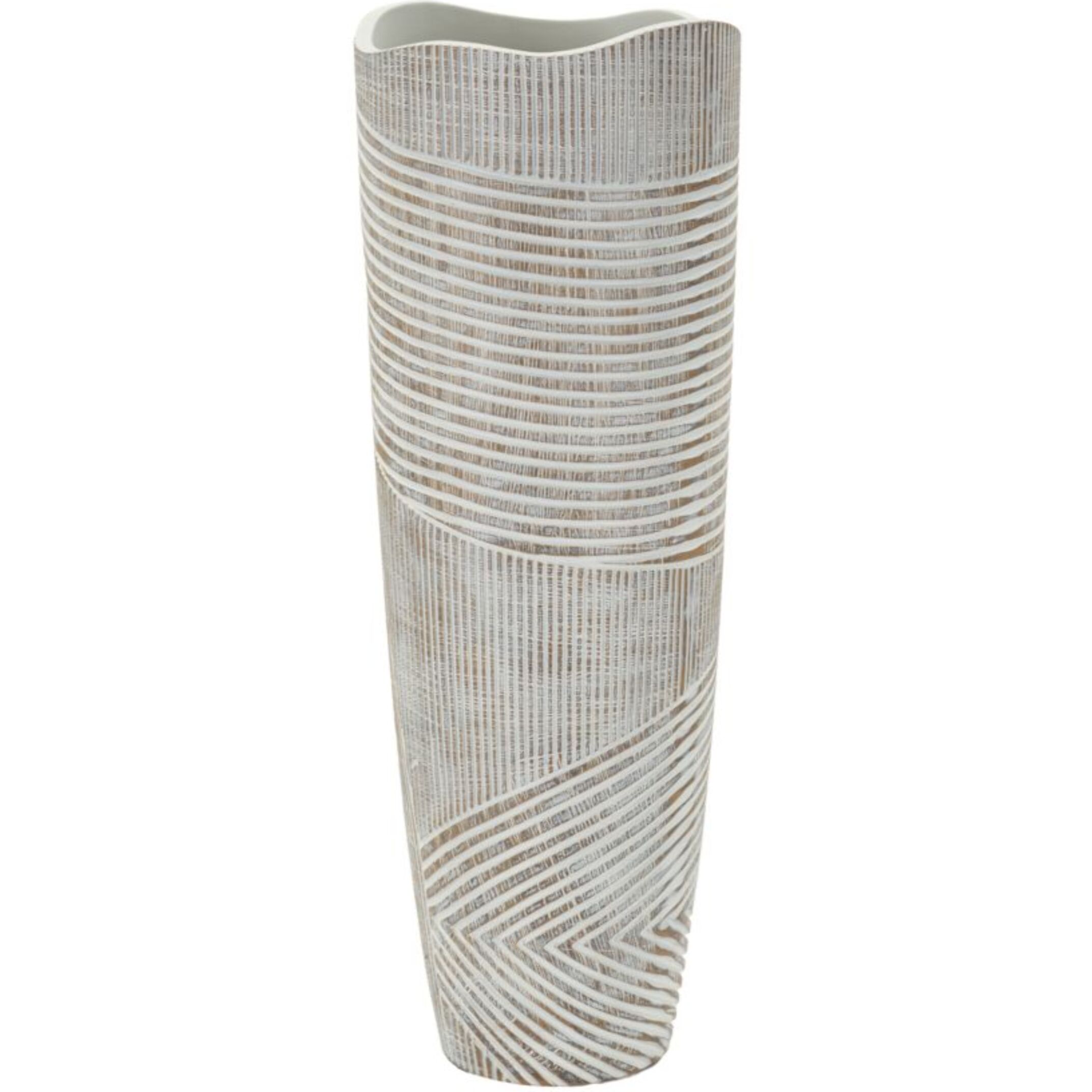 VASO RESINA WOODY CM Ø 19X55