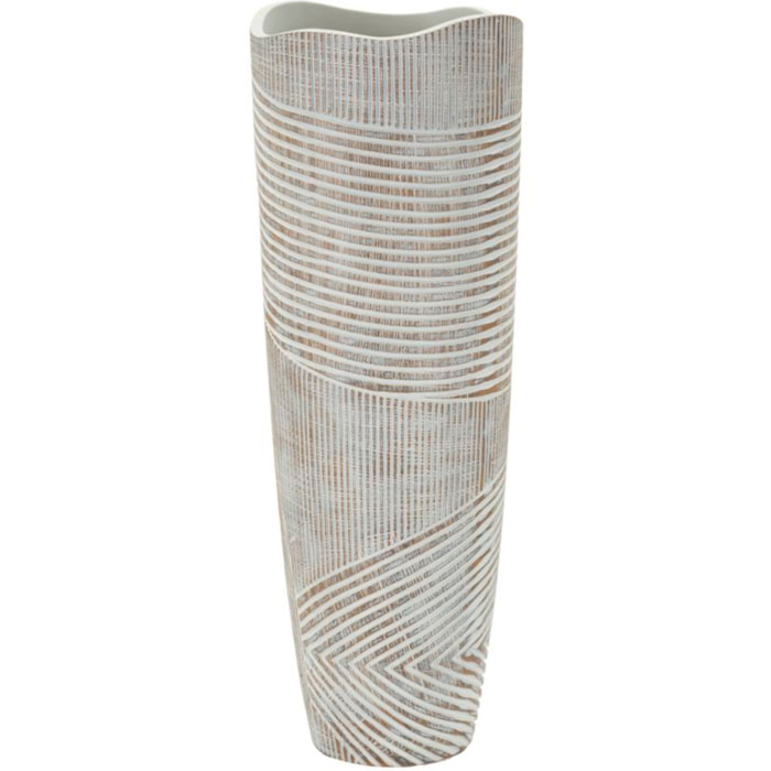 VASO RESINA WOODY CM Ø 19X55