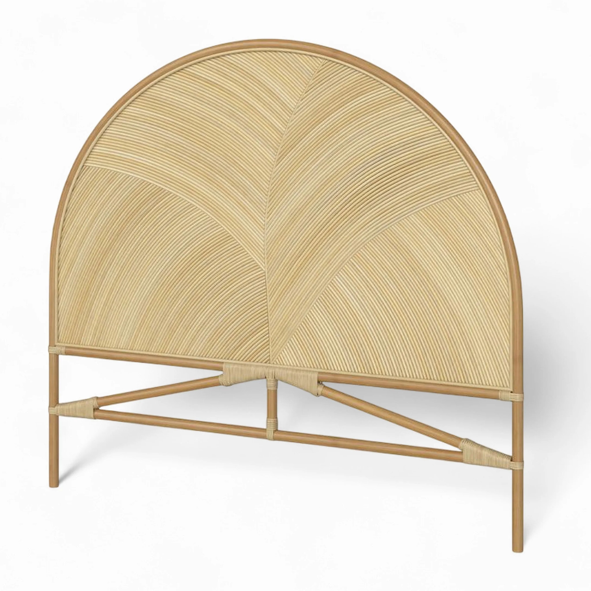 Tête de lit en rotin naturel 140 cm - Beigia