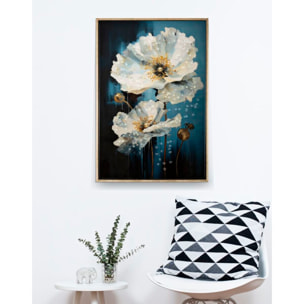 DIPINTO SU TELA LACCATO BLUEY C/CORNICE CM 42X3,5X62