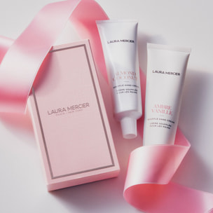 Soufflé Hand Cream Duo - Coffret Crèmes Mains Ambre-Vanille et Amande-Coco 2x55ml