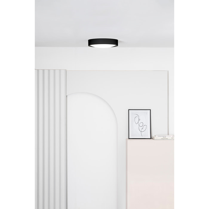 VUK Lampada plafoniera nera