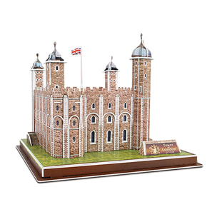 Puzzle 3D della Torre di Londra. Ha 38 pezzi che potrai assemblare senza bisogno di attrezzi o colla. Raccomandato per bambini oltre i 3 anni.