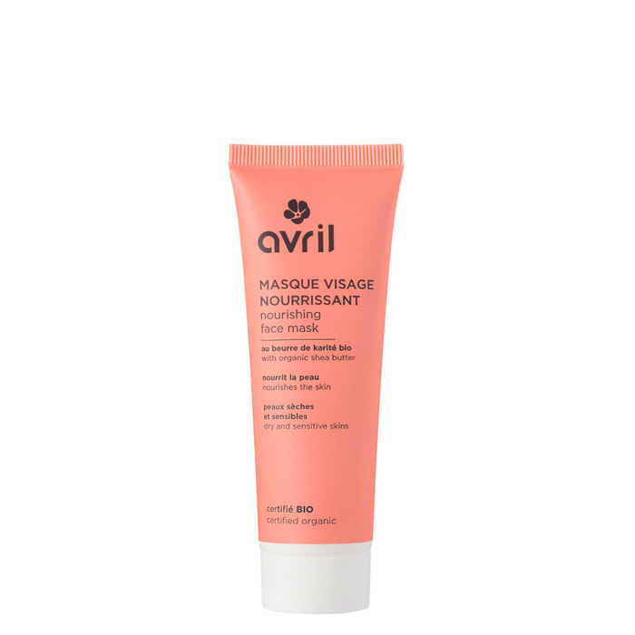 Masque visage nourrissant - Certifié bio 50 ml