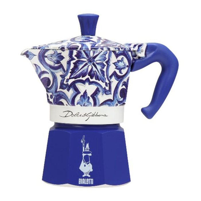 Cafetière italienne BIALETTI Moka Express 6T Collection D&G Blue