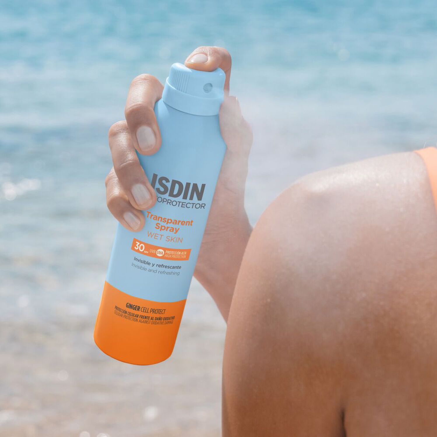 Transparent Spray Wet Skin - Crème solaire corps SPF30 250ml