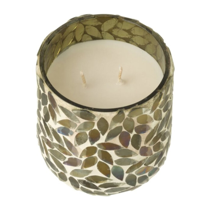 J-Line bougie parfumée Tender Rose - Tea & Herbs - vert - small - 50H
