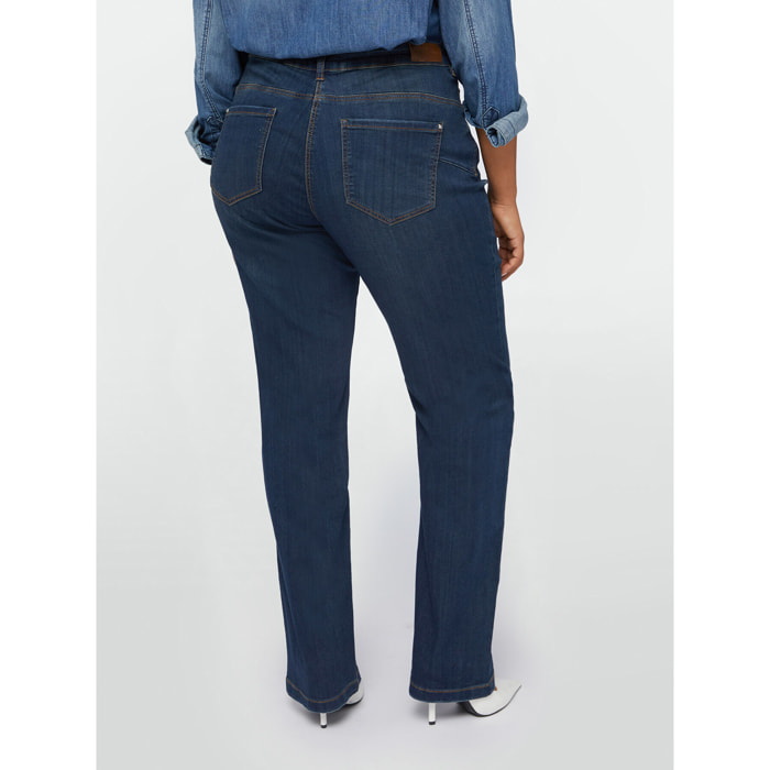 Fiorella Rubino - Jeans regular Smeraldo - Blu