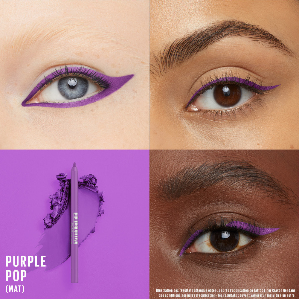 Maybelline Tattoo Liner Crayon Gel Eyeliner Purple Pop