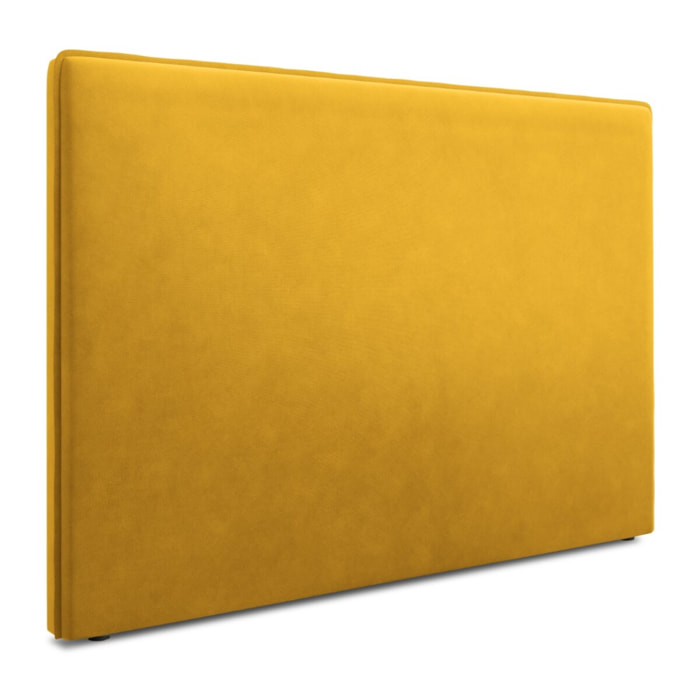 Tête de lit "Provence" 180x120cm en velours jaune