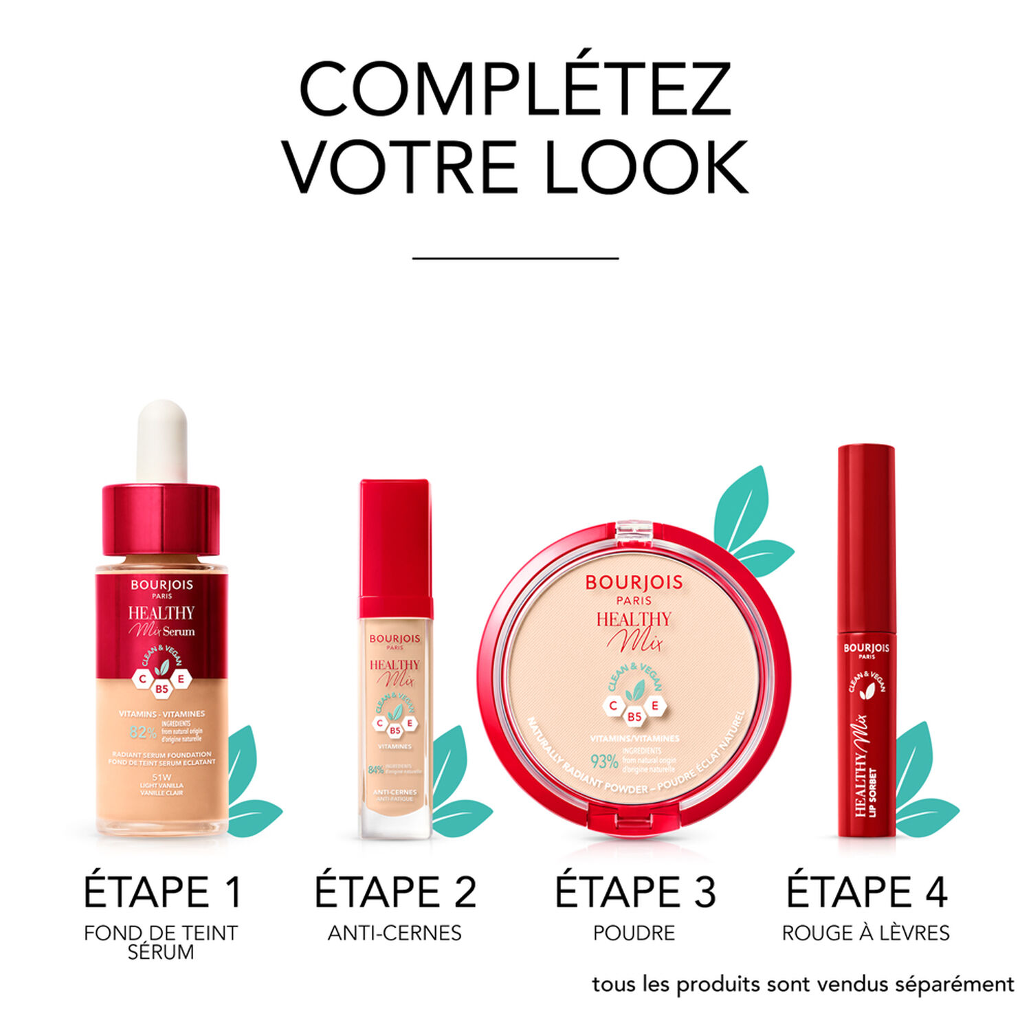 Healthy Mix Clean  - Fond de Teint - Sérum Clean et Vegan 30 ml