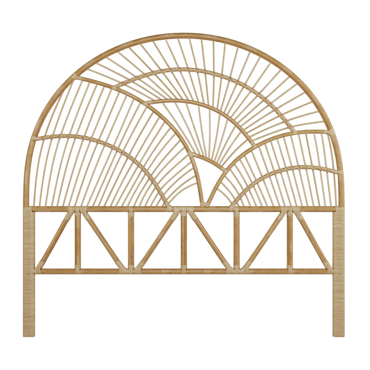 Tête de lit en rotin naturel 160 cm - Séléné