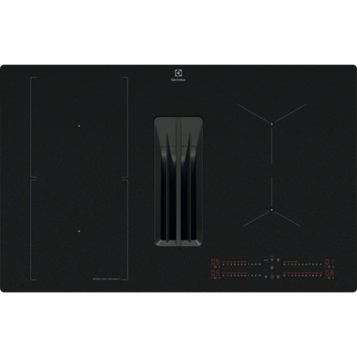 Plaque induction aspirante ELECTROLUX KCC83443CZ SaphirMatt® - Hotte intégrée Mat