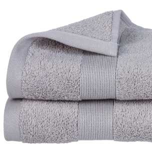 Serviette de toilette "Essentiel" coton gris taupe 50x90cm