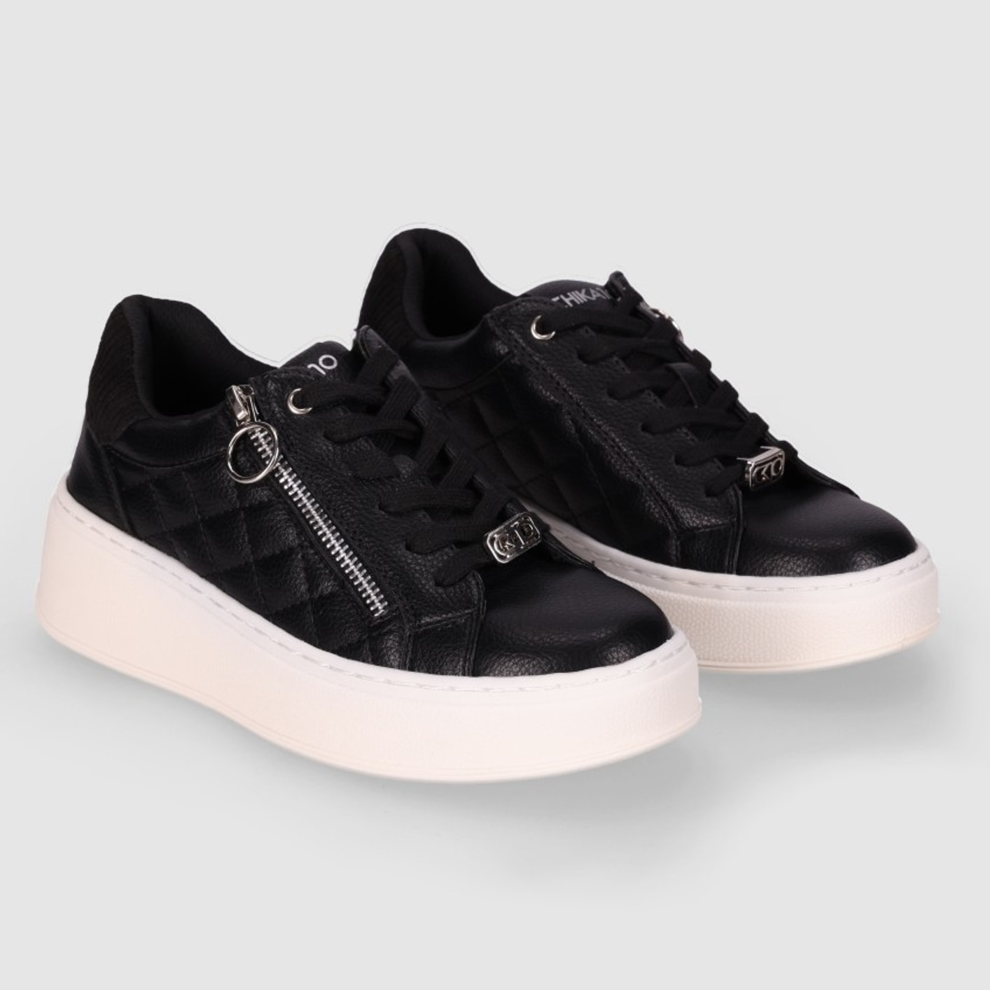 Deportivos - Negro - Tacón: 5 cm