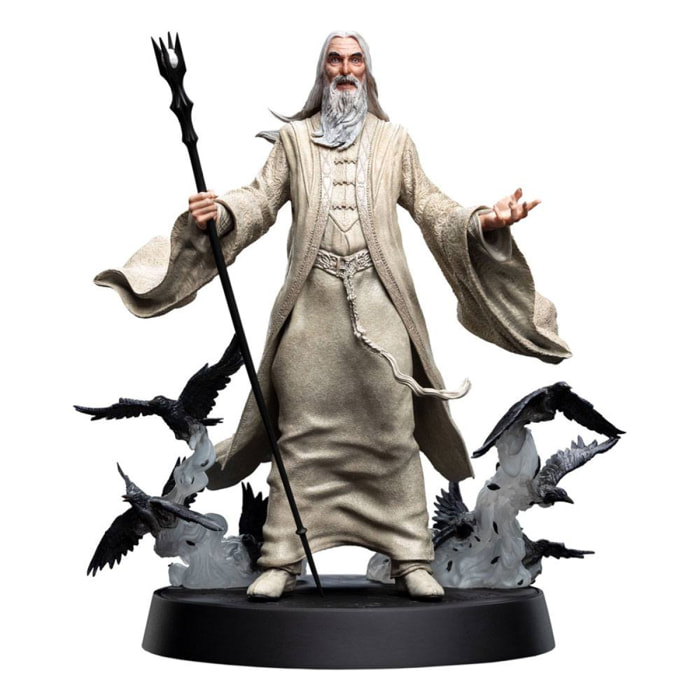 The Il Signore Degli Anelli Figures Of Fandom Pvc Statua Saruman The White 26 Cm Weta Workshop