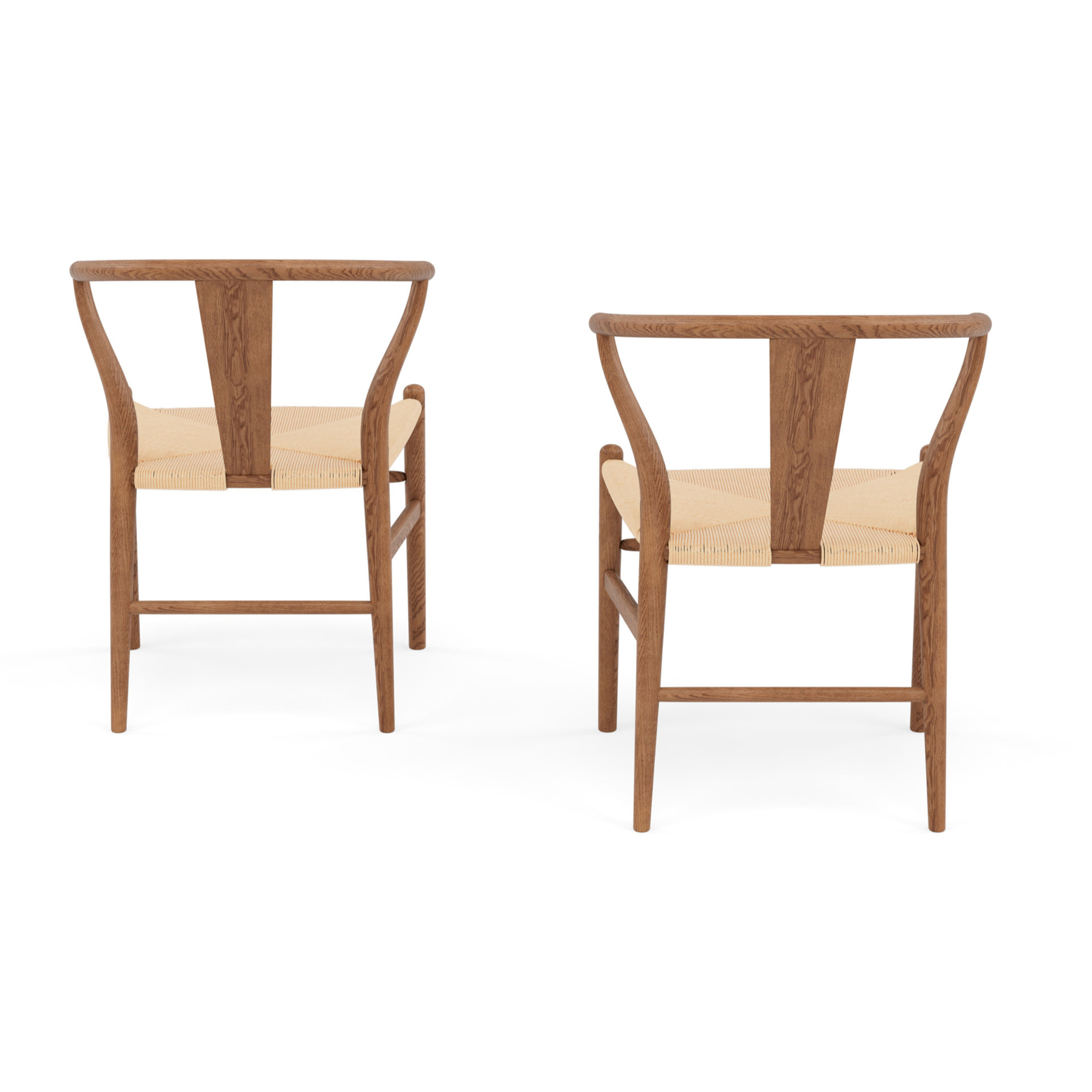 Bergen - lot de 2 chaises - bois d'hêtre - Bois