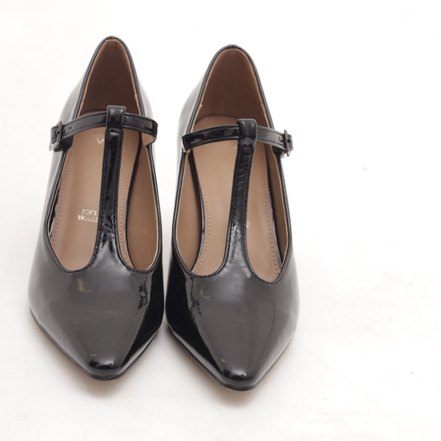 T-BAR CON TACCO NERO