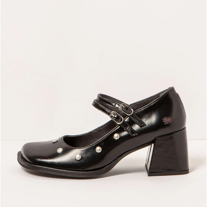 Zapatos 1704S NAPPA SHINNY BLACK / VERONA color Black