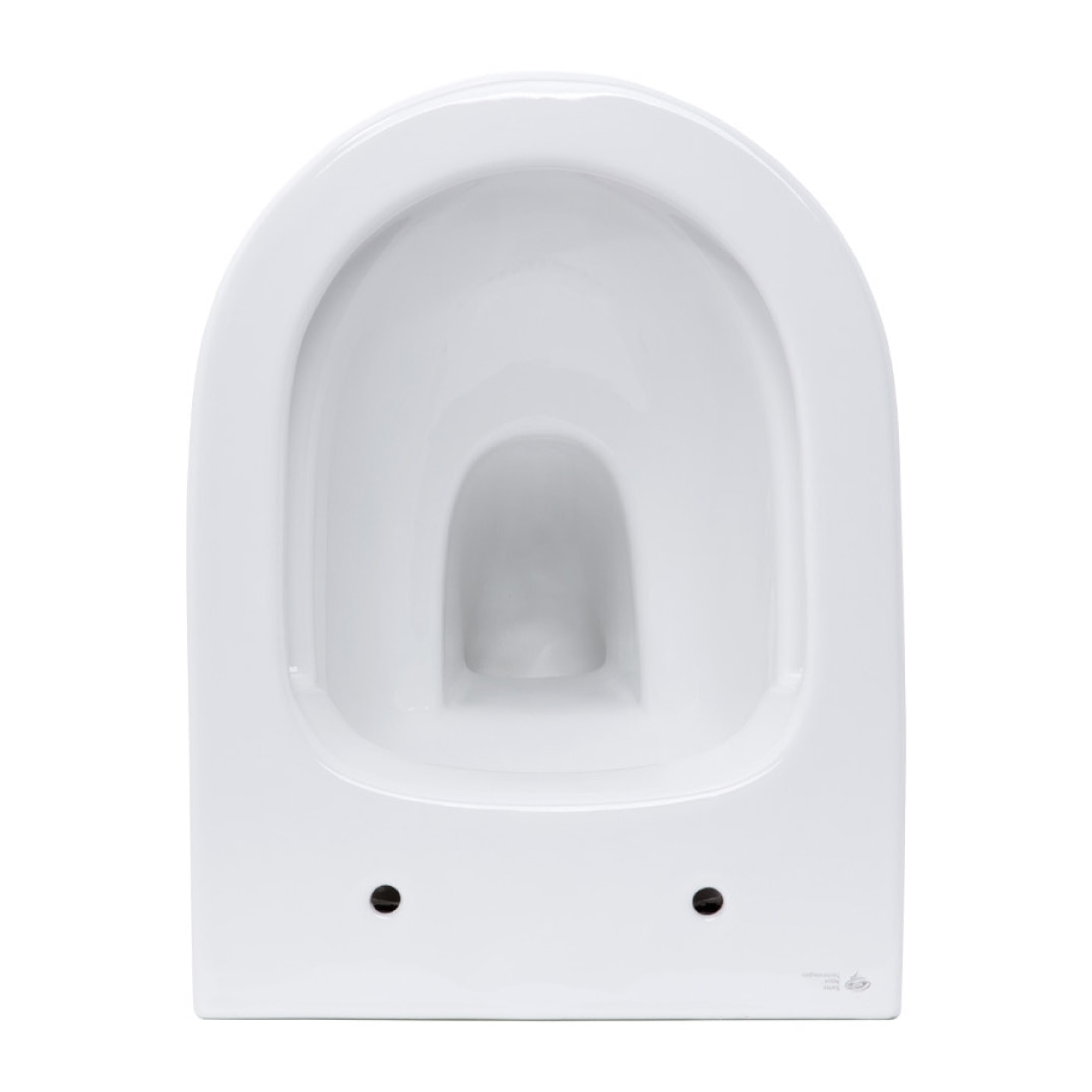 Pack WC sans bride Infinitio + Abattant slim softclose + Bâti Geberit UP320 + Plaque blanc/chromé + Brosse Joseph Joseph OFFERTE
