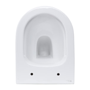 Pack WC sans bride Infinitio + Abattant slim softclose + Bâti Geberit UP320 + Plaque blanc/chromé + Brosse Joseph Joseph OFFERTE