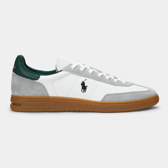 Sneakers Polo Sport - cuero - blanco y gris