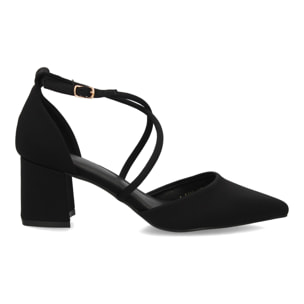 Zapato tacón ancho elegante para mujer