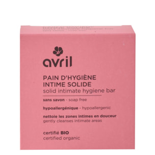 Pain d'hygiène Certifié bio  - Pain d'Hygiène Intime Solide - Sans Savon 110 g