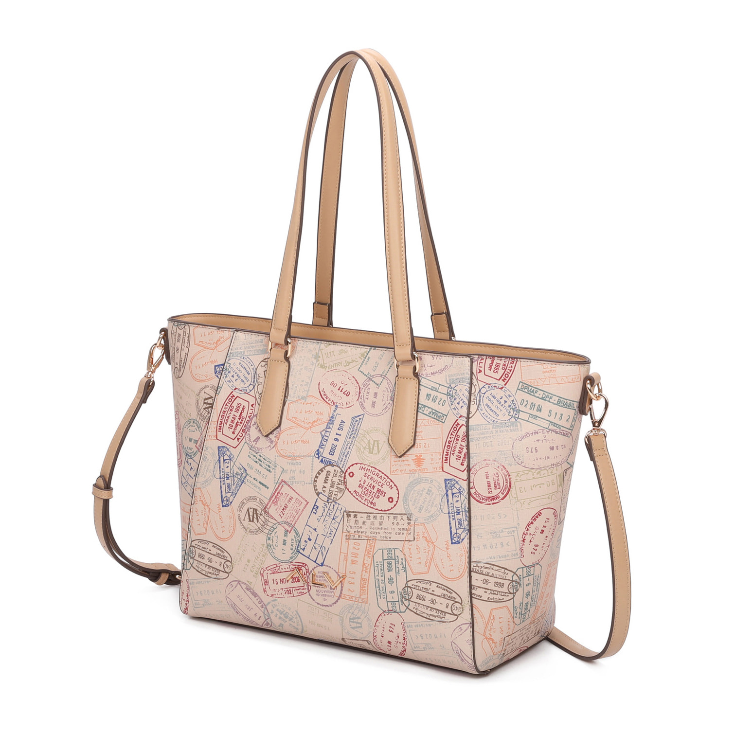 Borsa a spalla  da donna Poliuretano Prodotto alla Moda 44x16x28 cm