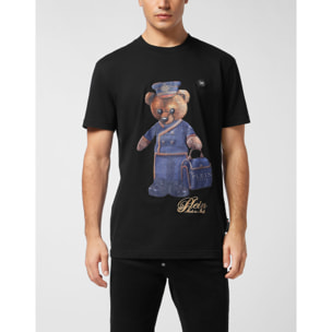 PHILIPP PLEIN Camiseta de cuello redondo y manga corta TEDDY