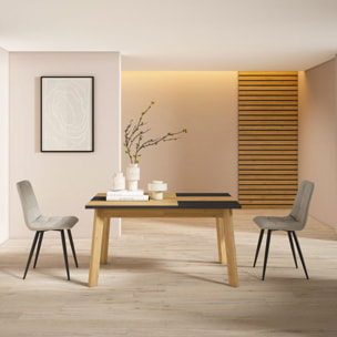 Mesa de comedor Naira 140 Roble Negro Roble